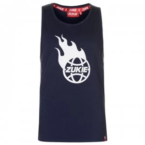 Image of Zukie Printed Vest Mens - Ball of Fire