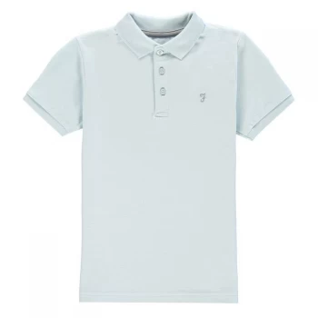 Image of Farah Bugs Polo Shirt - Fresh Water
