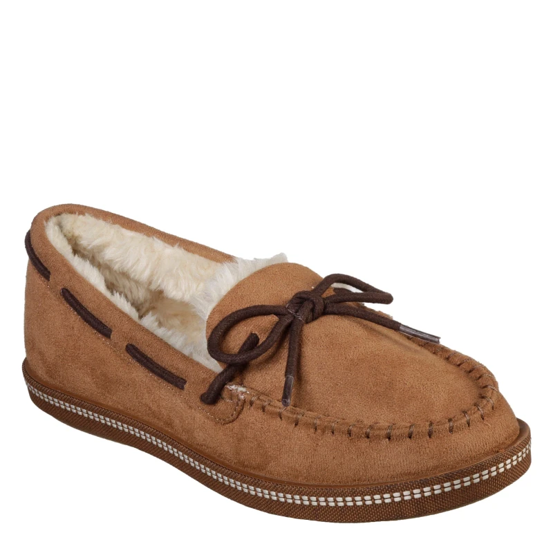 Image of Skechers Womens Cozy CampF Slippers Chesnut female 2 (35)