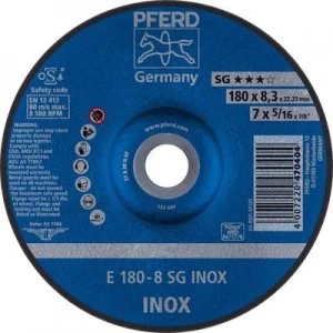 Image of PFERD 62217832 Sg Inox Grinding disc (off-set) 180 mm 22.23mm 10 pc(s)