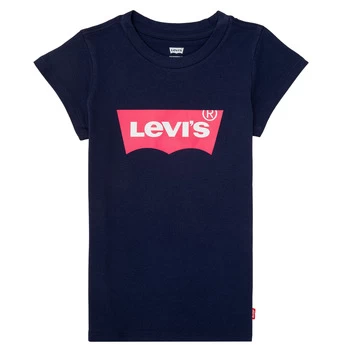 Image of Levis BATWING TEE Girls Childrens T shirt in Blue - Sizes 2 years,3 ans,4 years,5 years,6 years,8 years