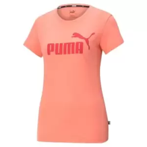 Image of Puma Big Logo T-Shirt Ladies - Pink