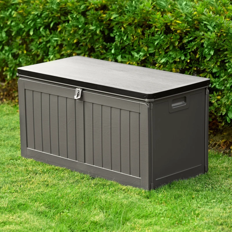Image of VonHaus Garden Storage Box 190L Grey unisex One Size