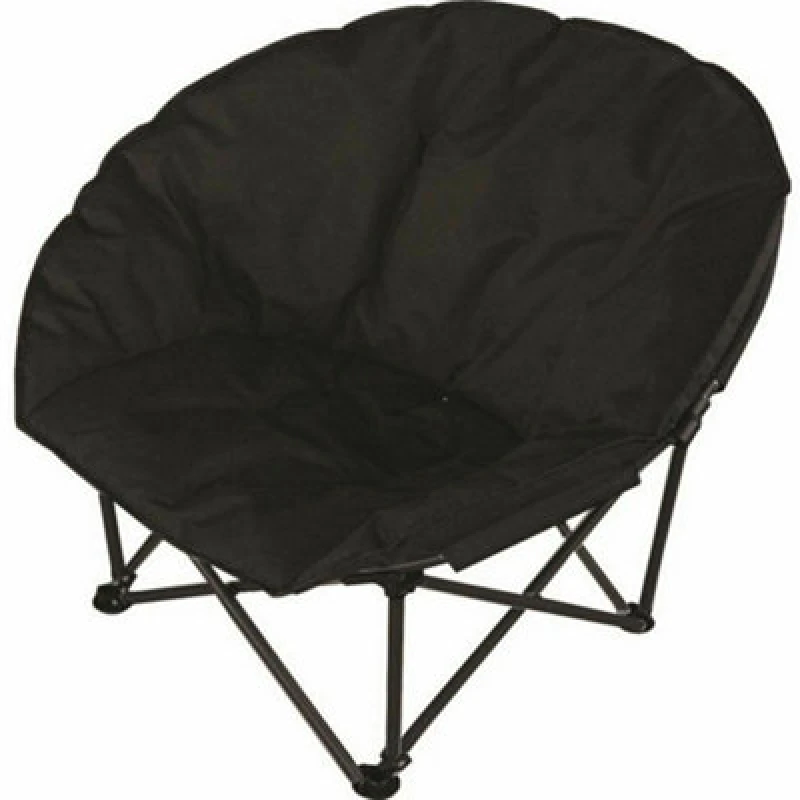 Image of Gr8 Home Deluxe Black Padded Folding Outdoor Camping Chair Black unisex