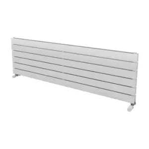 Image of Ximax Vertirad Duplex Satin White Horizontal Designer Panel Radiator, (W)1500mm X (H)445mm