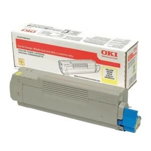 Image of OKI 46508709 Yellow Laser Toner Ink Cartridge