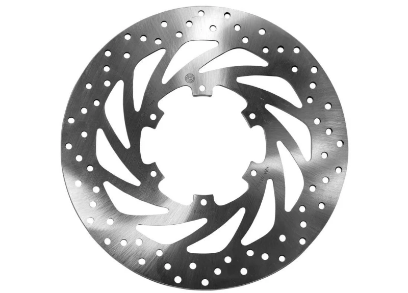 Image of 68B407G5 - Brembo Oro Prime Line Fixed Brake Disc For Aprilia ETX350 1986-1987 Front Silver/Stainless Steel 68B407G5