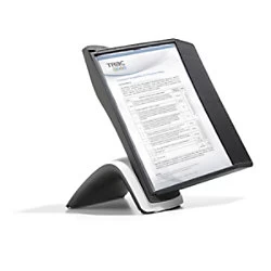 Image of Durable Sherpa A4 Style Display System Table Unit Contoured Weighted Base and 10 Panels Ref 5842/00