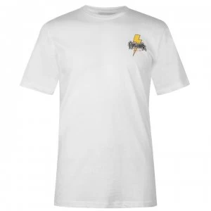 Image of Airwalk Bolt Print T Shirt Mens - White