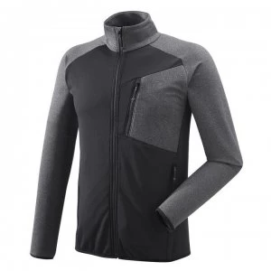 Image of Millet Seneca Tecno Fleece Jacket Mens - Tarmac/Noir