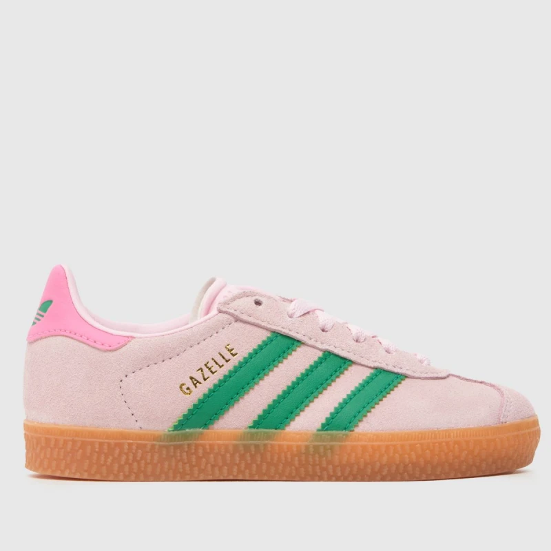 Image of adidas pale pink gazelle Girls Junior trainers Pale Pink UK 12 (EU 30½)