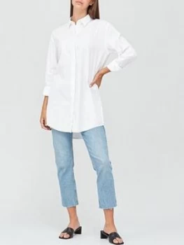 Image of Tommy Hilfiger Icon Teddy Long Sleeve Shirt - White