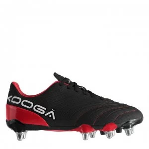 Image of KooGa Power Rugby Boots Mens - Black/Red/Wht