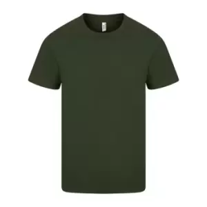 Image of Casual Classic Mens Ringspun Tee (S) (Forest Green)