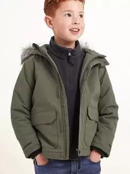 Image of Boys, TOG24 Pecket Parka Jacket, Khaki, Size 6-7 Years