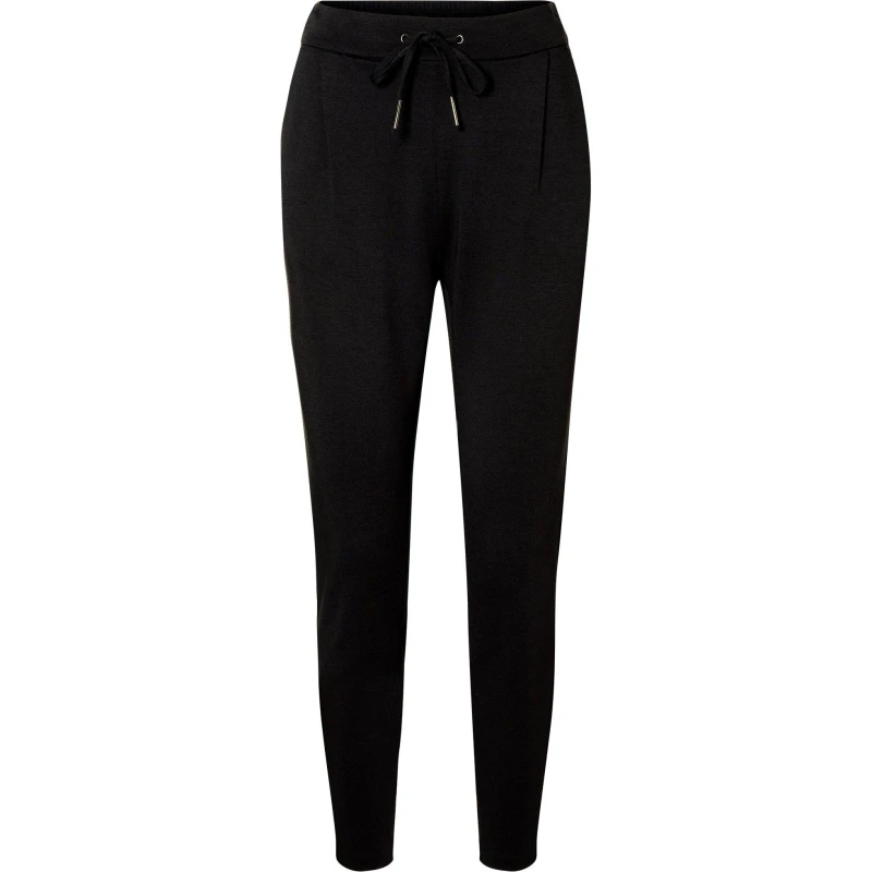Image of Vero Moda Eva Mid Rise Trousers - Black 8