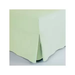 Image of Belledorm Easycare Polycotton Percale 200 Thread Count Box Pleat Fitted Valance Sheet, Breeze, Single