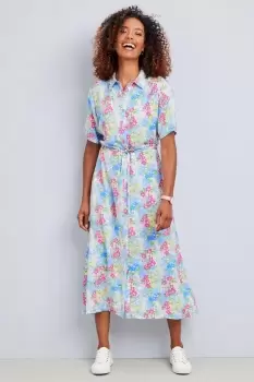 Image of Style-Me-Easy Midi Shirt Dress