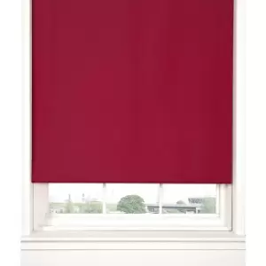 Image of Thermal Blackout Red 90cms Wide Straight Edged Roller Blind