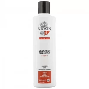Image of Nioxin SYS4 Cleanser Shampoo for Color Treated Hair with Progressed Thinning 300ml