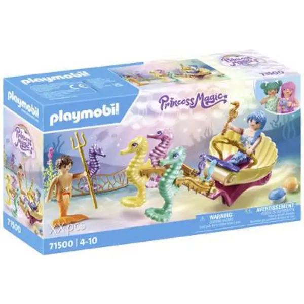 Image of Playmobil Princess Magic Mermaid-Seahorse Carriage 71500 71500