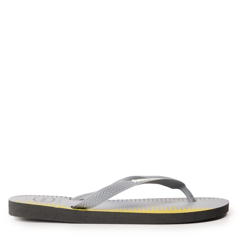 Image of Havaianas Womens Trend Ice Grey Flip Flops Dark Black female 8