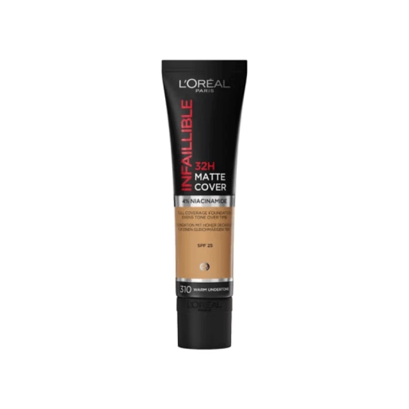Image of LOreal Infaillible 32H Matte Cover Foundation - 310 Warm Undertone