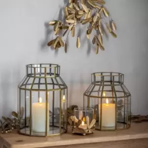 Image of Crossland Grove Mistletoe Garland Antique Gold Metal L1800Mm