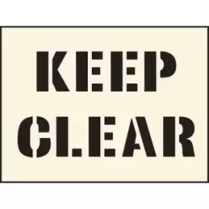 Image of Keep Clear Stencil (600 x 800mm)
