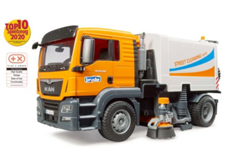 Image of Bruder Bruder 1:16 MAN TGS Street Sweeper Detailed Vehi Multi unisex 01:16