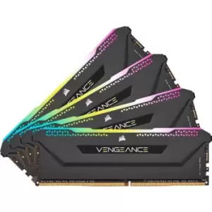 Image of Corsair Vengeance CMH64GX4M4D3600C18 memory module 64GB 4 x 16GB DDR4 3600 MHz