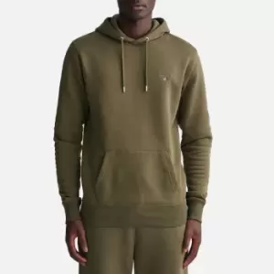 Image of GANT Original Sweat Cotton-Blend Hoodie - M