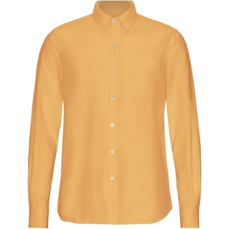 Image of Colorful Standard Button-down shirt Colorful Standard Organic Sandstone Orange Orange Unisex L