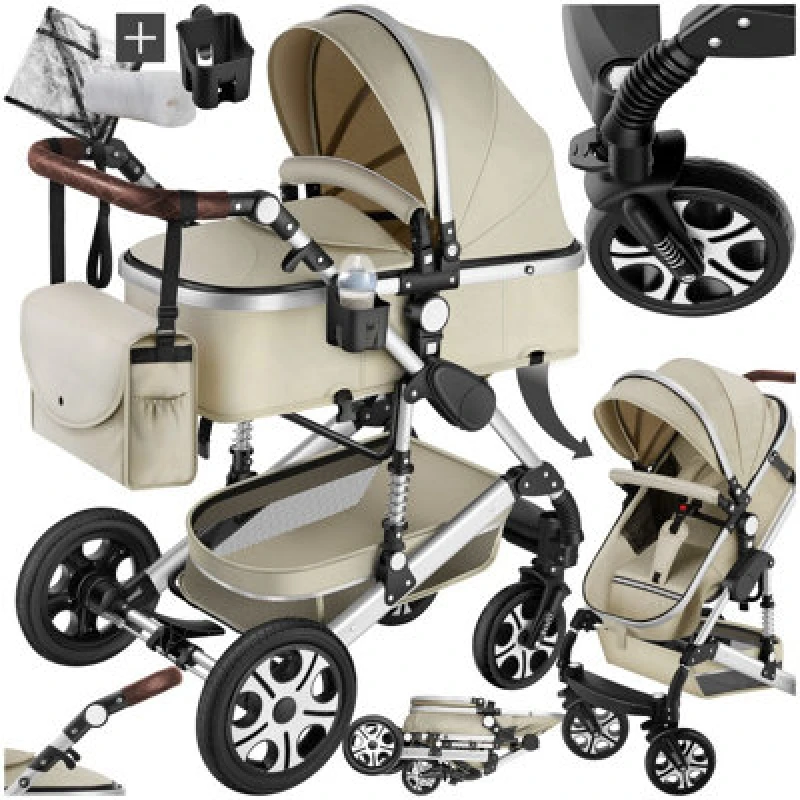 Image of tectake Pram Mathias Multicolor Unisex