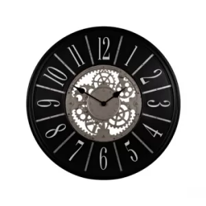 Image of Hometime Wall Clock Skeletal Des Arabic Sweep Movement 92cm
