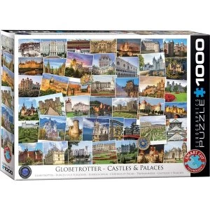 Image of Globetrotter Castles + Palaces Eurographic 1000 Piece Jigsaw Puzzle