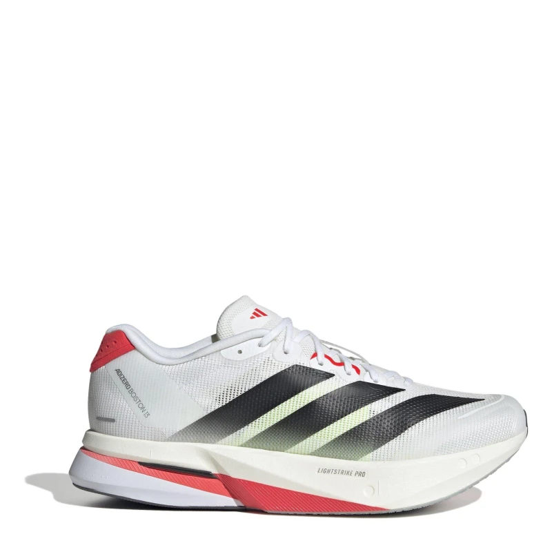 Image of adidas Adizero Boston 13 Road Running Shoes Mens Fast Neutral Road Running Shoes 7 (40.7) White 21006827270