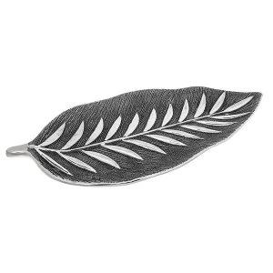 Image of Willow Leaf Plate Gunmetal Ornament