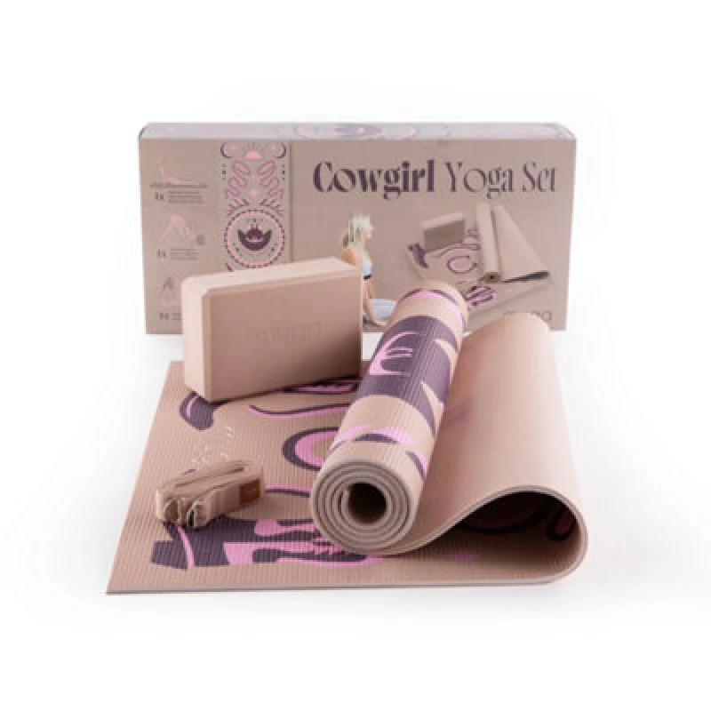 Image of Myga Complete Cow Girl Design Yoga Set For Fitness Enthusiasts