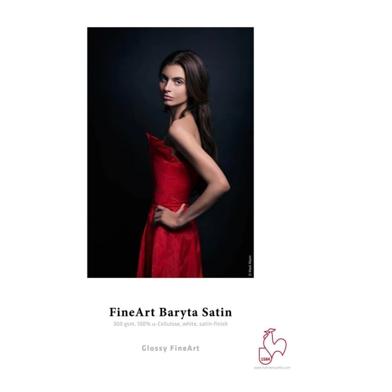 Image of Hahnemuehle A2 FineArt Baryta Satin 300gsm Paper x25 Sheets