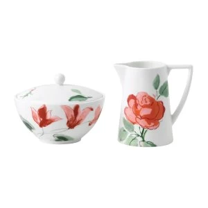 Image of Wedgwood Jasper Conran Floral Cream Sugar Set