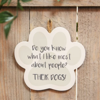 Image of Best of Breed Wooden Plaque - Their Dogs