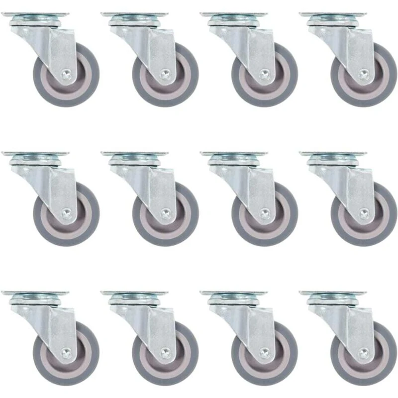 Image of VIDAXL Swivel Casters 12 pcs 50 mm Vidaxl 8718475720270