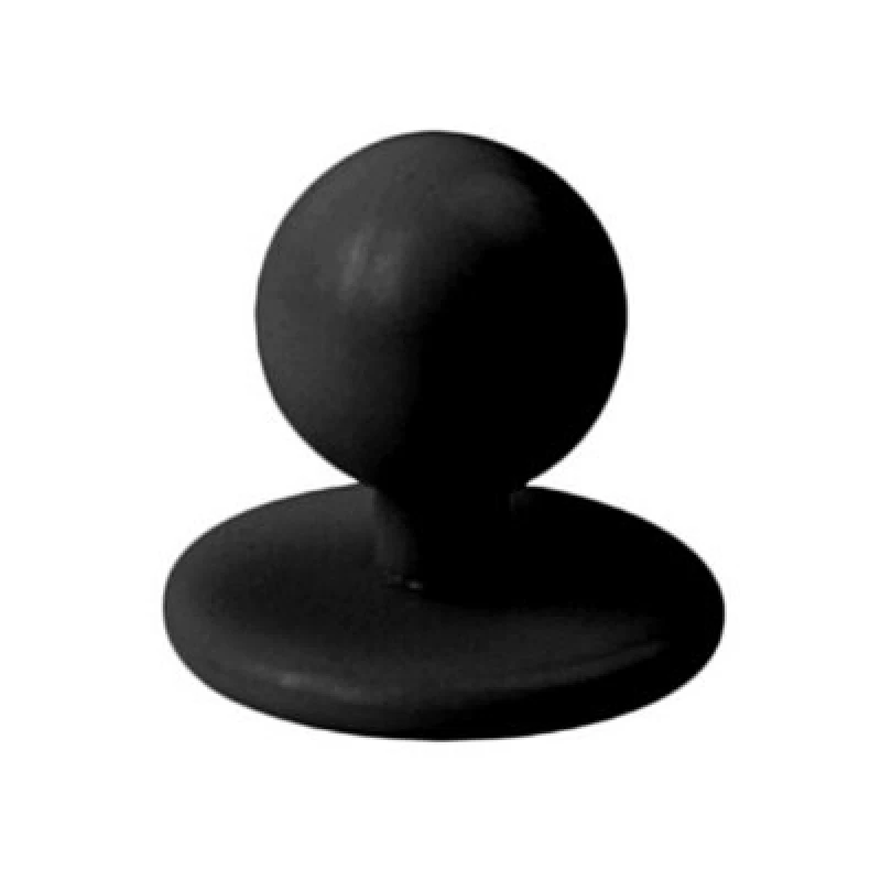 Image of Premier Premier Chefs Jacket Studs For PR651 & PR655 Workwear (Pack Of 12) in Black One Size Unisex 5055805371799