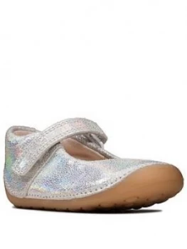 Image of Clarks First Tiny Mist Shoe - Silver