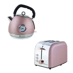 Image of SQ Professional 9456 Epoque 1.8L Stainless Steel Electric Kettle & 2 Slice Toaster Set