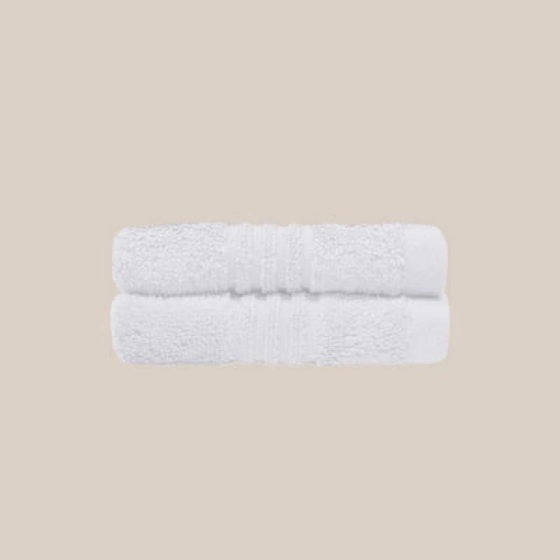 Image of Misona Ultra Soft Bamboo Face Cloths Pack Of 2 - White