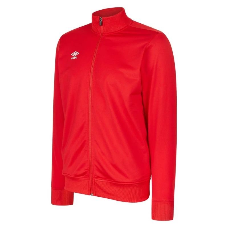 Image of Umbro Umbro Men Club Essential Jacket in Scarlet Size: Small Scarlet S Male 5063107672865
