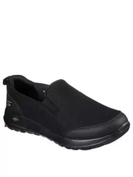 Image of Skechers Go Walk Max Mesh Slip On Trainer, Black, Size 10, Men