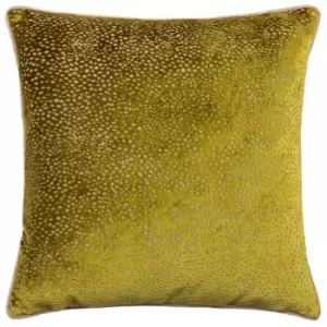 Image of Estelle Spotted Cushion Moss/Taupe, Moss/Taupe / 45 x 45cm / Polyester Filled